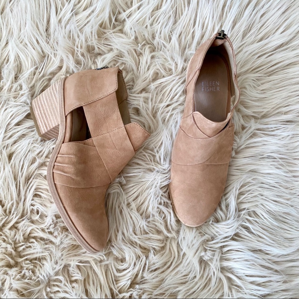 Eileen Fisher Walt Nubuck Booties